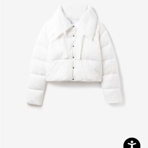 Noize White Puffer Jacket
